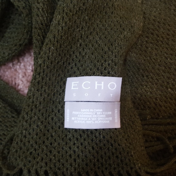 Echo green scarf - Picture 2 of 4